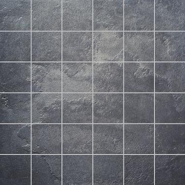 Pietra Lavica Fuligo Lappato Lap. Ret. Mosaico Tessere 5.2-5.2 32.6x32.6 12mm