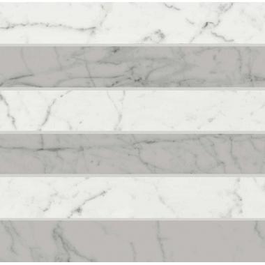 Antique Marble Ghost marble Lucido Ret. Mosaico 3D 30x30