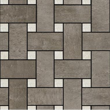 Approach Grey Mix Nat Intreccio Toz. White 33.x33.3