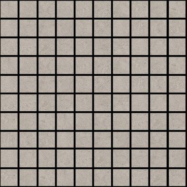 Elemental Stone Grey sandstone Lucido Ret. Mosaico 3-3 30x30