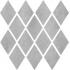 Materia Prima Grey Vetiver Naturale Mosaico Rombo 25x25