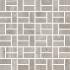 Reverso Grigio Naturale Ret. Mosaico Bricks 2-5 30x30