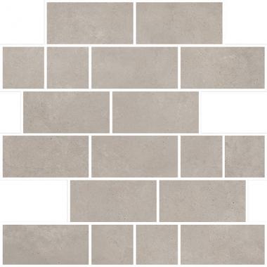Concreta Grigio Chiaro Naturale Ret. Mosaico Multisize 30x30