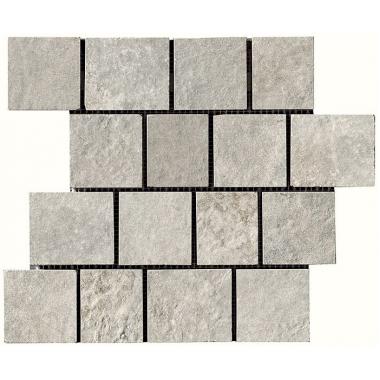 Molo Audace Grigio Di Scotta Naturale Mosaico Pave 30x30