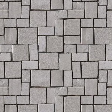 Pierre De France Grise Naturale Ret. Mosaico Spacco Burattato Irregolare 32x32