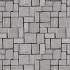 Pierre De France Grise Naturale Ret. Mosaico Spacco Burattato Irregolare 32x32