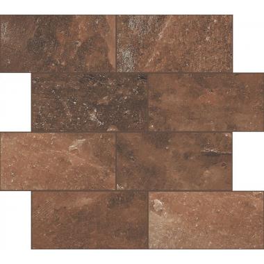 Rock Salt Hawaiian red Lucido Ret. Muretto 7.5-15 30x30