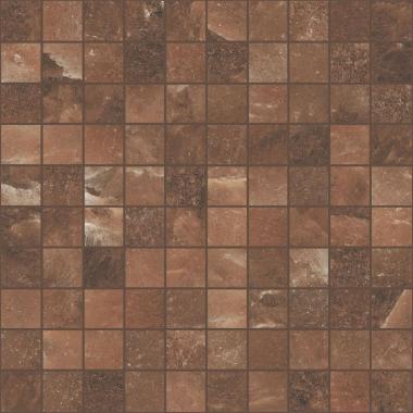 Rock Salt Hawaiian red Naturale Ret. Mosaico 3-3 30x30