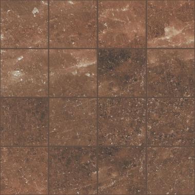 Rock Salt Hawaiian red Lucido Ret. Mosaico 7.5-7.5 30x30