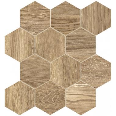 Craftsman Wood Honey Nat Esagona Mix 35x37.5