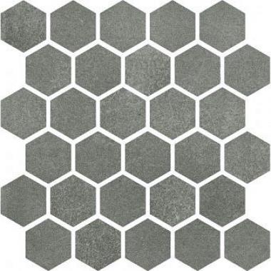Materia Prima Hunter Green Naturale Mosaico Esagona 27x27