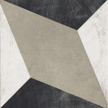 Via Emilia Itala Grigio Naturale Inserto 20x20