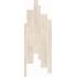 Ardoise Ivoire Matte Ret. Modulo Listello Sfalsato 21x40