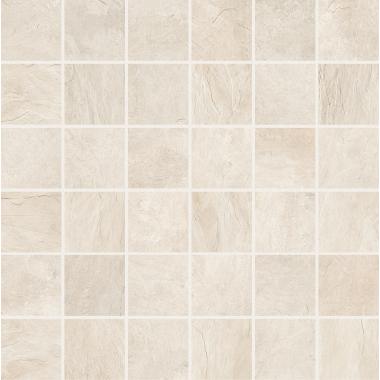 Ardoise Ivoire Grip Ret. Mosaico Tessere 5-5 30x30