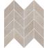 Elementa Ivory Stone Mat Ret. Mosaic Chevron 30x30