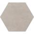 Elementa Ivory Stone Mat Ret. Large Hexagon 31x36