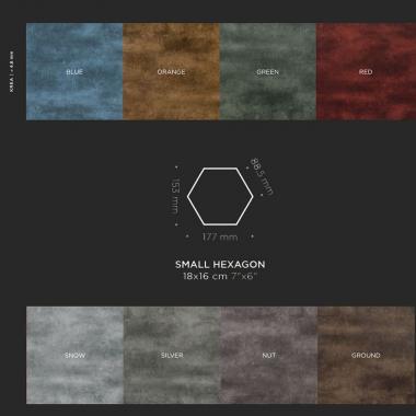 Play One Krea все цвета Nat. Ret. Small Hexagon 16x18