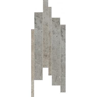 La Roche di Rex La roche grey Mix Ret. Modulo Listello Sfalsato 21x40