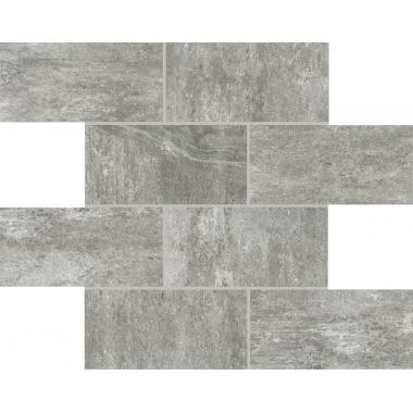 La Roche di Rex La roche grey Smooth Ret. Muretto Tessere 7.5-15 30x30