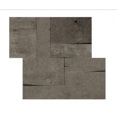 La Roche di Rex La roche mud Naturale anticato Ret. Muretto 3D Inclinato 30x30
