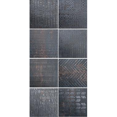 Costruire Lamiera Mix Nero Naturale Ret. 25x25