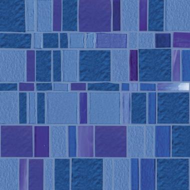 Liberty Liberty Blue Metallic & Mirrored 26.2x31.03