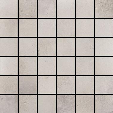 Cottocemento Light Grey Naturale Ret. Mosaico 5-5 30.2x30.2