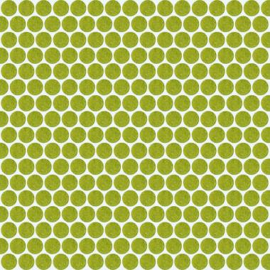 Extra Light Lime Shiny Mosaco Di Vetro Circle 29.5x27.7