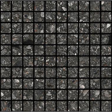 Match-Up Liquorice mix Comfort Ret. Mosaico 3-3 30x30
