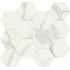 Anima Futura Majestic White 28.5x33 Composizione Esagono Lucidato Ret.