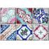 New Orleans Mardi Gras Naturale Inserto S6 20x20