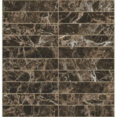 Les Bijoux de Rex Marron imperial Glossy Ret. Mosaico 3-15 30x30