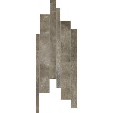 Matieres de Rex Matieres gris Matte Ret. Modulo Listello Sfalsato 21x40