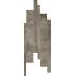 Matieres de Rex Matieres gris Matte Ret. Modulo Listello Sfalsato 21x40