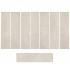 Costruire Metallo Bianco Strong Mix Naturale Ret. 30x120