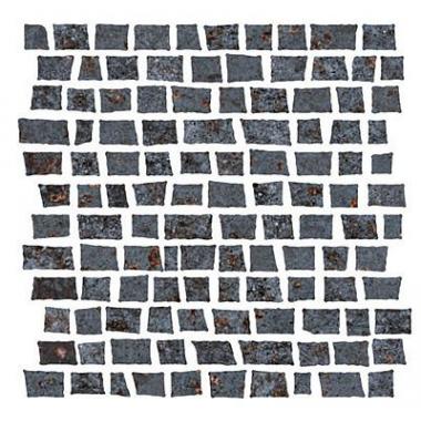 Costruire Metallo Nero Naturale Ret. Mosaico Random 30x30