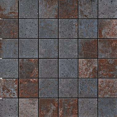Costruire Metallo Nero Naturale Ret. Mosaico Tessera 5-5 30x30