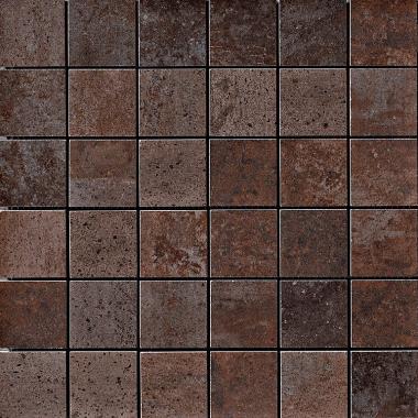 Costruire Metallo Ruggine Naturale Ret. Mosaico Tessera 5-5 30x30