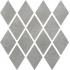 Materia Prima Metropolitan Grey Naturale Mosaico Rombo 25x25
