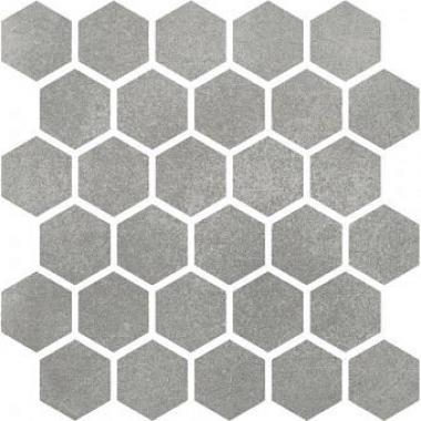 Materia Prima Metropolitan Grey Naturale Mosaico Esagona 27x27