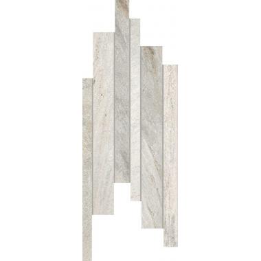 Airtech Miami white High-glossy Ret. Modulo Listello Sfalsato 21x40