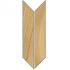 Afromosia Miele Naturale Ret. Chevron 15.1x75