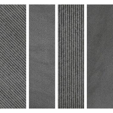 Silver Stone Mix Graphite Strutturato Ret. 15x60
