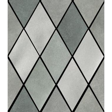 Materia Prima Mix Green Naturale Mosaico Rombo 25x25