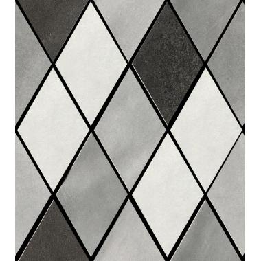 Materia Prima Mix Grey Naturale Mosaico Rombo 25x25