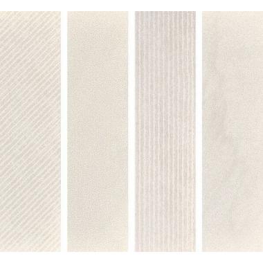 Silver Stone Mix Ivory Strutturato Ret. 15x60