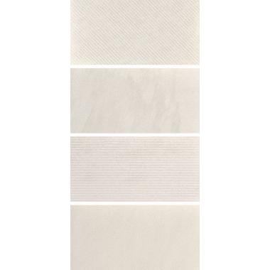 Silver Stone Mix Ivory Strutturato Ret. 30x60