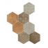 Riabita Il Cotto Mix Natural Naturale Esagona 24x27.7