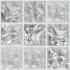 Aureo Modern White Gold 027 Corrugated 2x2