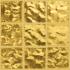 Aureo Modern Yellow Gold 025 Corrugated 2x2